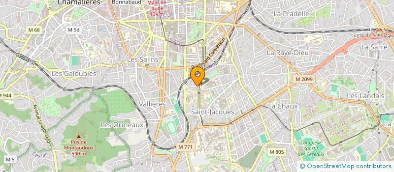 localisation de l'entreprise MADAME CECILE ANTELME  CLERMONT-FERRAND