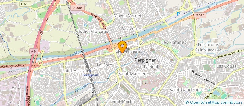 localisation de l'entreprise MADAME CECILE ARCAIX  PERPIGNAN