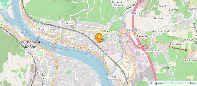 localisation de l'entreprise MADAME CECILE ARLEN  TAIN-L'HERMITAGE