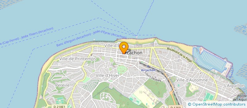 localisation de l'entreprise MADAME CECILE ARLIC  ARCACHON