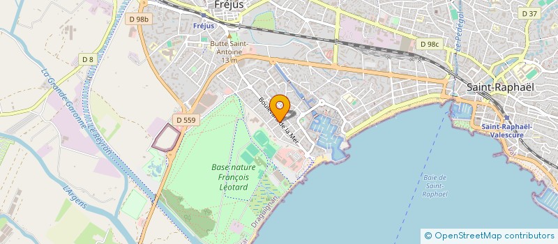 localisation de l'entreprise MADAME CECILE ARLOTTO à FREJUS