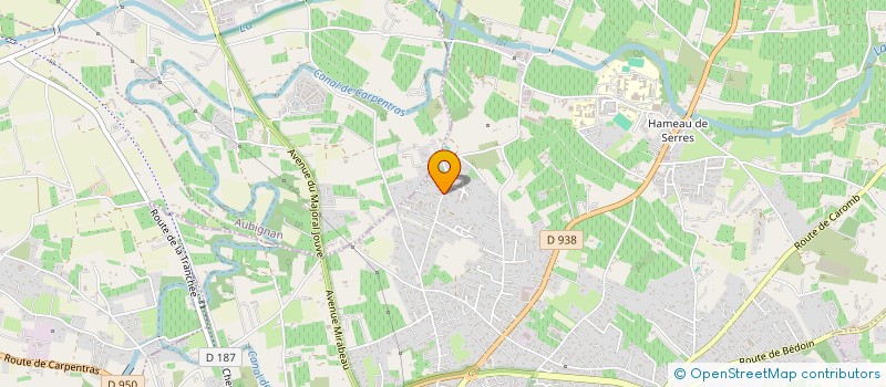 localisation de l'entreprise MADAME CECILE ASTRAND  CARPENTRAS