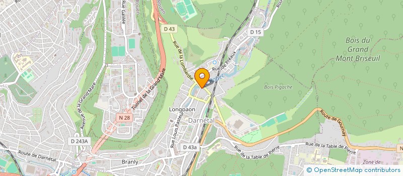 localisation de l'entreprise MADAME CECILE AUBERT  DARNETAL