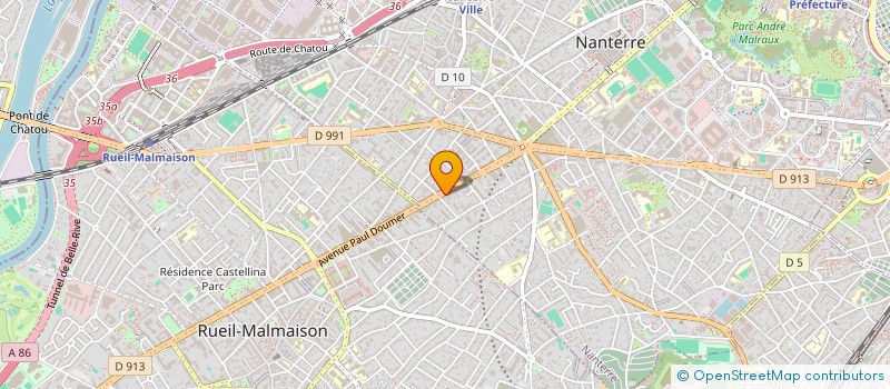 localisation de l'entreprise MADAME CECILE AUMONNIER à NANTERRE
