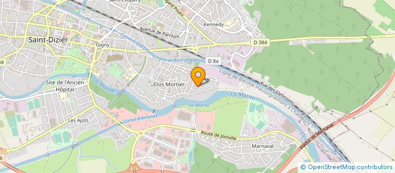 localisation de l'entreprise MADAME CECILE AZZOLINA à SAINT-DIZIER