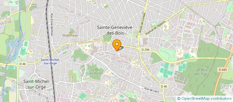 localisation de l'entreprise MADAME CECILE BACHELIER à SAINTE-GENEVIEVE-DES-BOIS