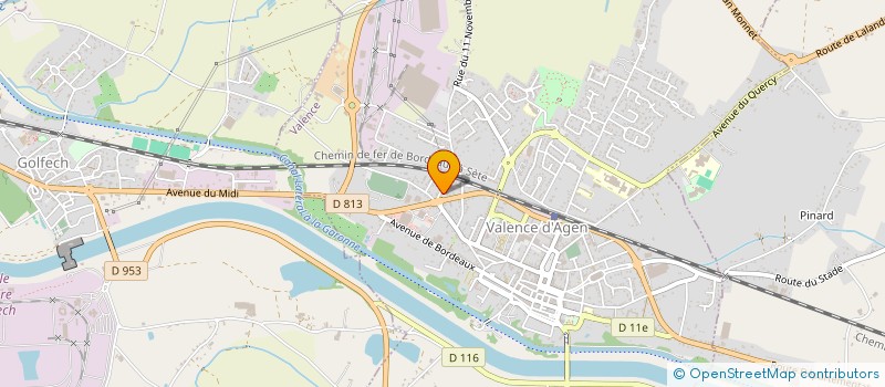 localisation de l'entreprise MADAME CECILE BAGUETTE  VALENCE