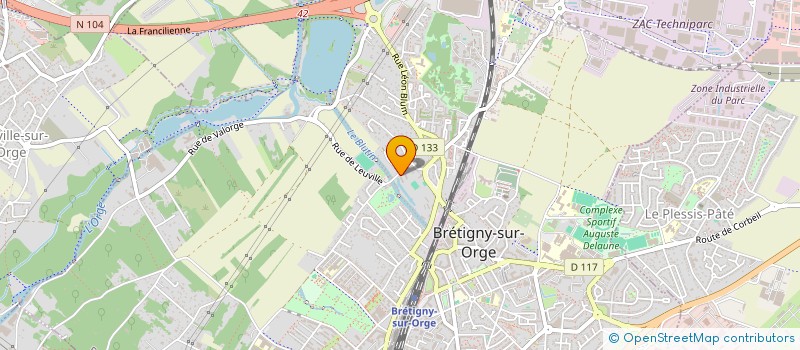 localisation de l'entreprise MADAME CECILE BAILLEUX à BRETIGNY-SUR-ORGE