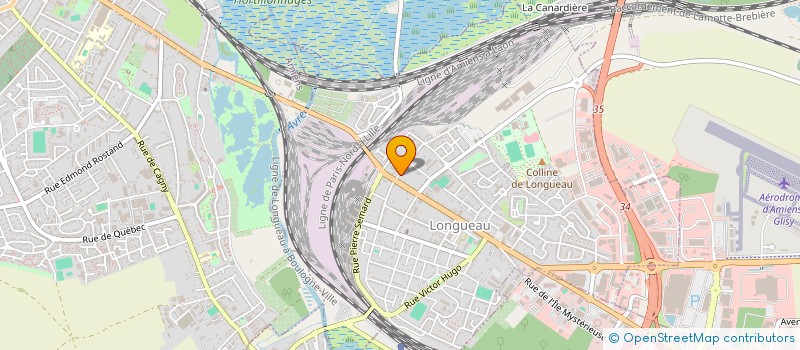 localisation de l'entreprise MADAME CECILE BAILLON  LONGUEAU