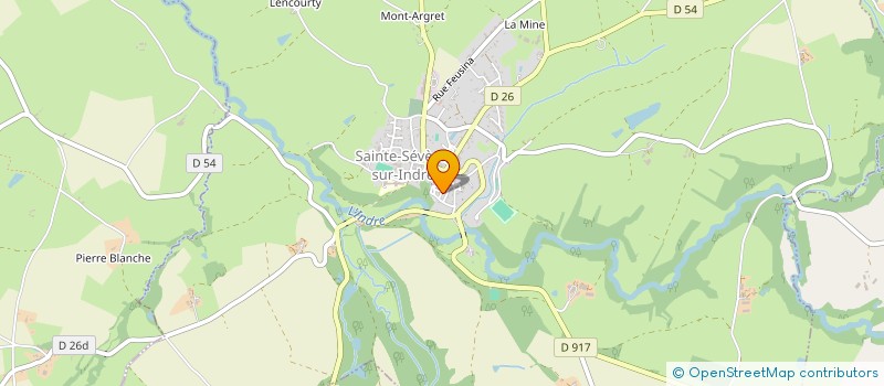 localisation de l'entreprise MADAME CECILE BALAVOINE à SAINTE-SEVERE-SUR-INDRE