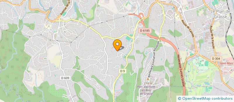 localisation de l'entreprise MADAME CECILE BALDINO  GRASSE