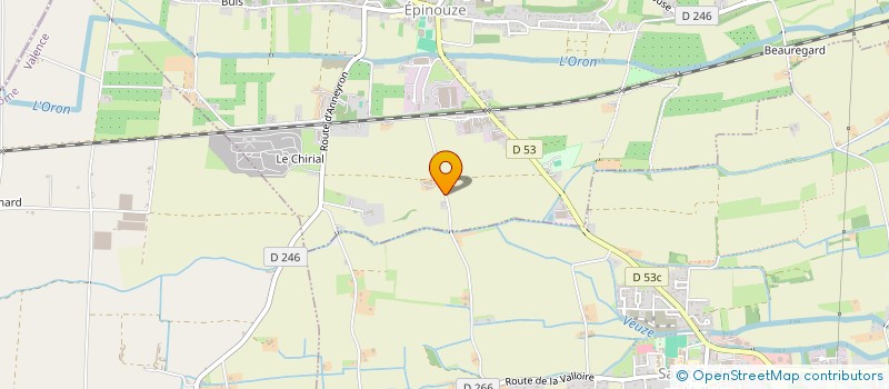 localisation de l'entreprise MADAME CECILE BALME-GALIFET  SAINT-SORLIN-EN-VALLOIRE