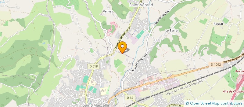 localisation de l'entreprise MADAME CECILE BANITZ  SAINT-VERAND