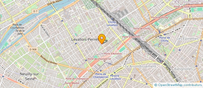 localisation de l'entreprise MADAME CECILE BANON à LEVALLOIS-PERRET