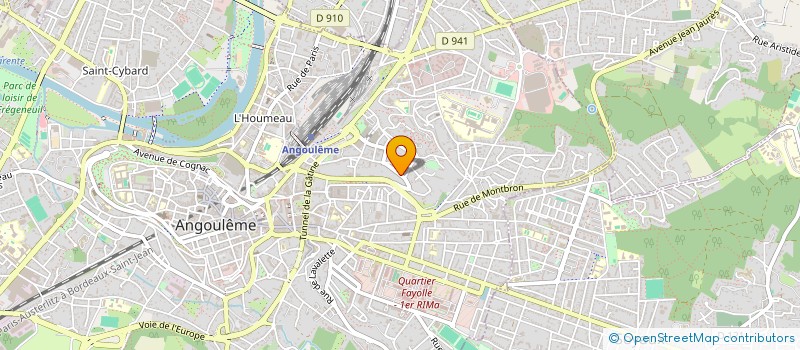 localisation de l'entreprise MADAME CECILE BARACH à ANGOULEME