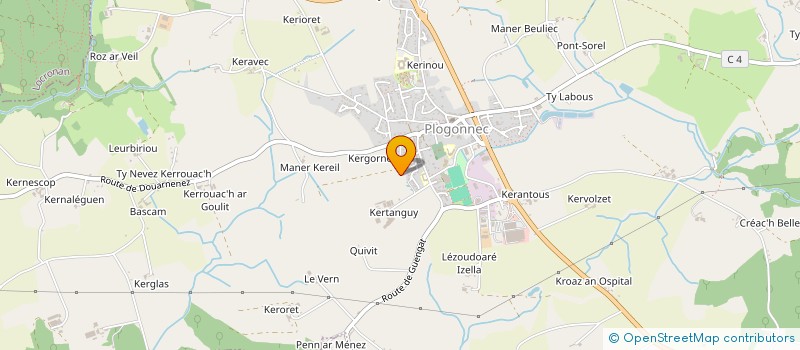 localisation de l'entreprise MADAME CECILE BARAER  QUEMENEVEN