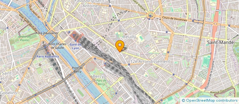 localisation de l'entreprise MADAME CECILE BARDIN  PARIS