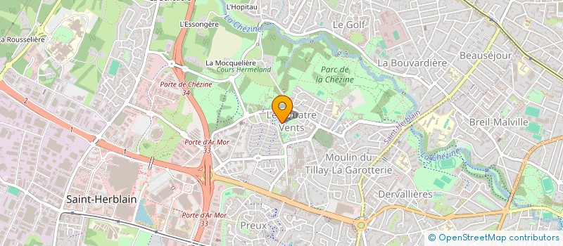 localisation de l'entreprise MADAME CECILE BARNEOUD à SAINT-HERBLAIN