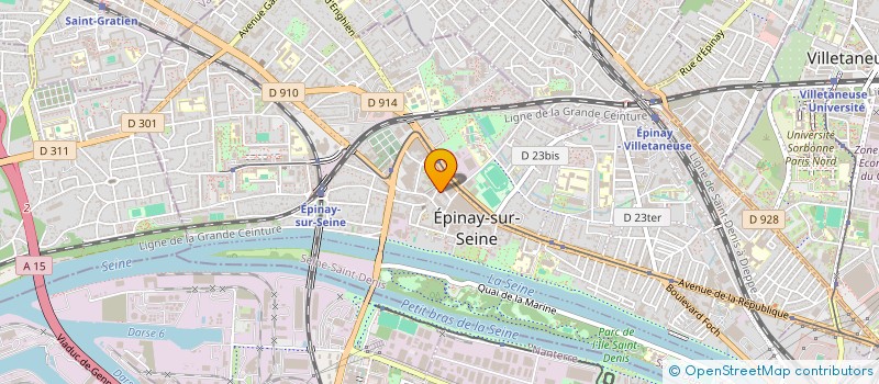 localisation de l'entreprise MADAME CECILE BARONE à EPINAY-SUR-SEINE
