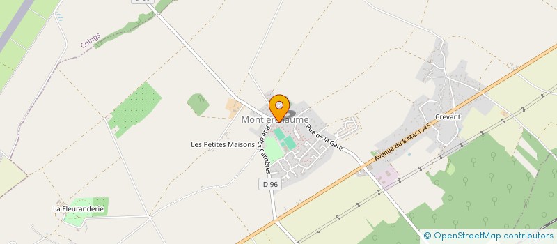 localisation de l'entreprise MADAME CECILE BARONNET à MONTIERCHAUME