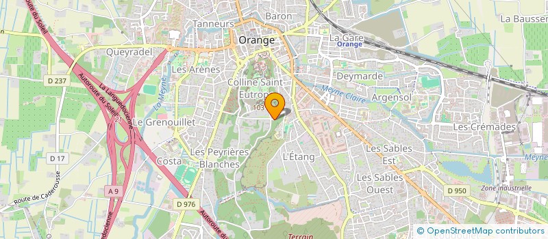 localisation de l'entreprise MADAME CECILE BARREAUX à ORANGE