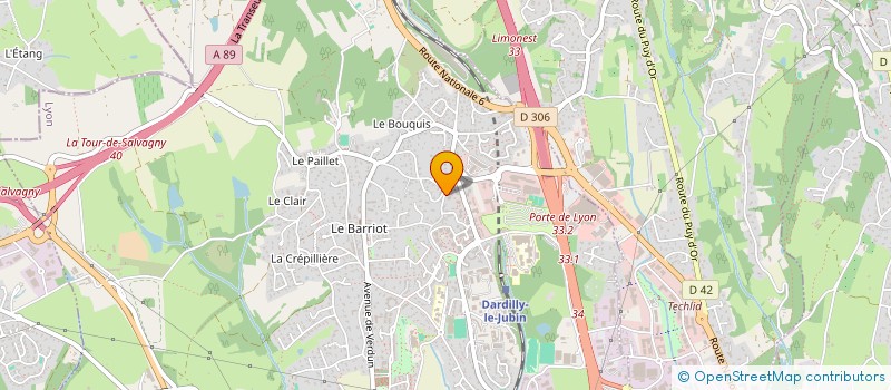 localisation de l'entreprise MADAME CECILE BARRUEL à DARDILLY