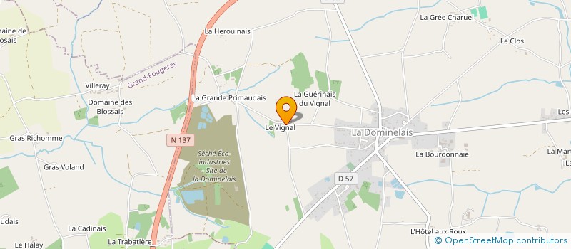 localisation de l'entreprise MADAME CECILE BARTHELEMY  SAINTE ANNE SUR VILAINE