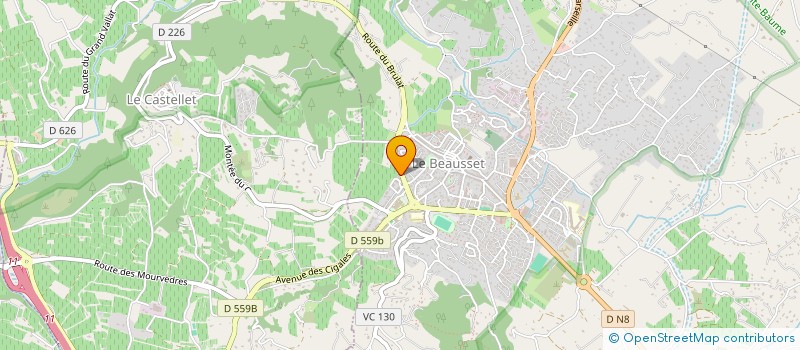 localisation de l'entreprise MADAME CECILE BASMADJIAN  LE BEAUSSET