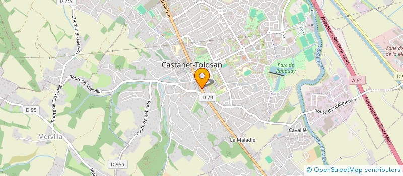 localisation de l'entreprise MADAME CECILE BASTIE à CASTANET-TOLOSAN