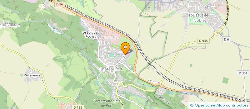 localisation de l'entreprise MADAME CECILE BAUDE  CHATEAUFORT