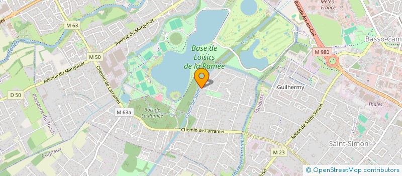 localisation de l'entreprise MADAME CECILE BAUDEMONT  TOURNEFEUILLE