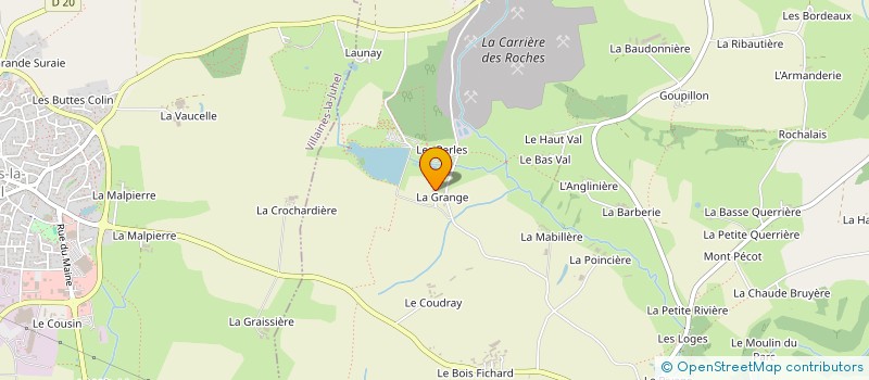 localisation de l'entreprise MADAME CECILE BAUDOUIN à COURCITE