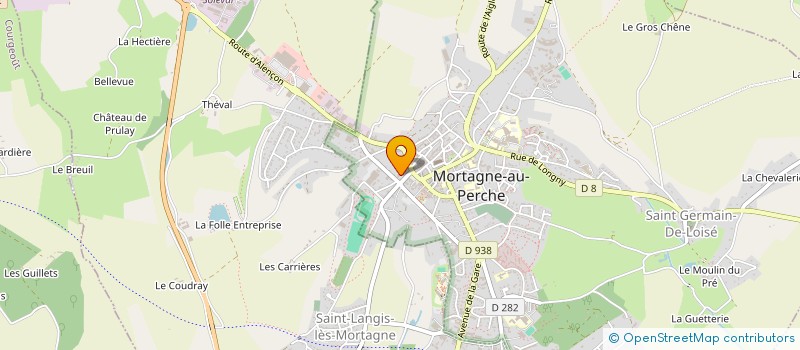 localisation de l'entreprise MADAME CECILE BAUDRU à MORTAGNE-AU-PERCHE