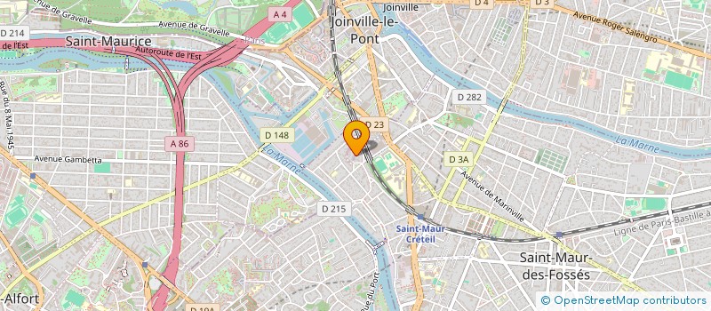 localisation de l'entreprise MADAME CECILE BAZOT à ST MAUR DES FOSSES