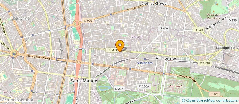 localisation de l'entreprise MADAME CECILE BEHAR  VINCENNES