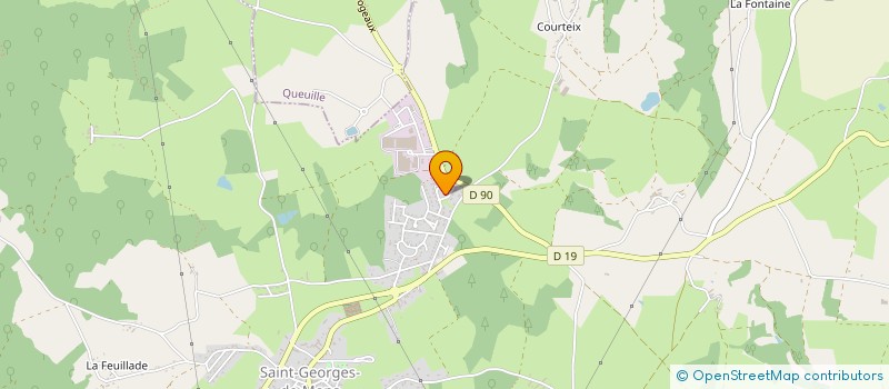 localisation de l'entreprise MADAME CECILE BELLIER  SAINT-GEORGES-DE-MONS