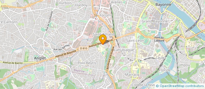 localisation de l'entreprise MADAME CECILE BELTRAN à BAYONNE