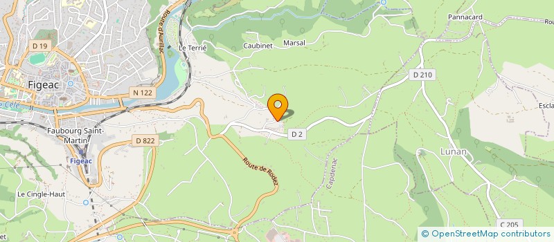 localisation de l'entreprise MADAME CECILE BENAMARA  FIGEAC