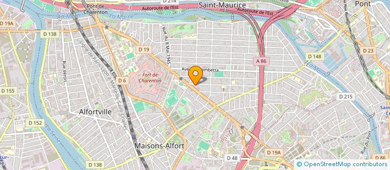 localisation de l'entreprise MADAME CECILE BENATTAR à MAISONS-ALFORT