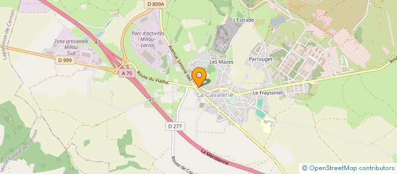 localisation de l'entreprise MADAME CECILE BENEZECH  LA CAVALERIE