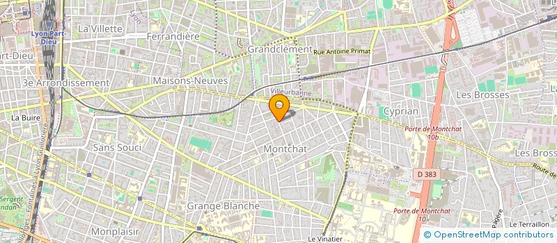 localisation de l'entreprise MADAME CECILE BERENGUIER  LYON