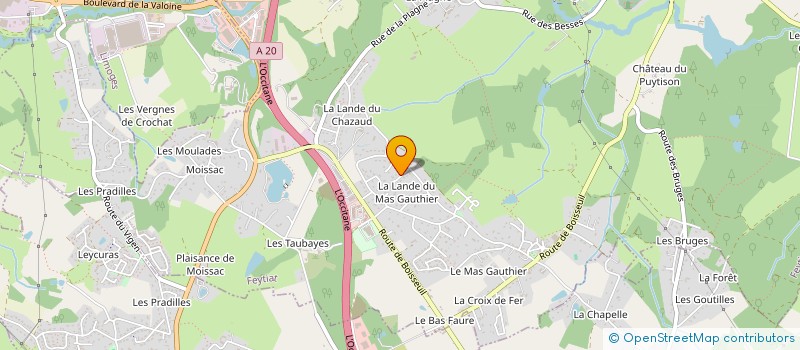 localisation de l'entreprise MADAME CECILE BERGERON  FEYTIAT