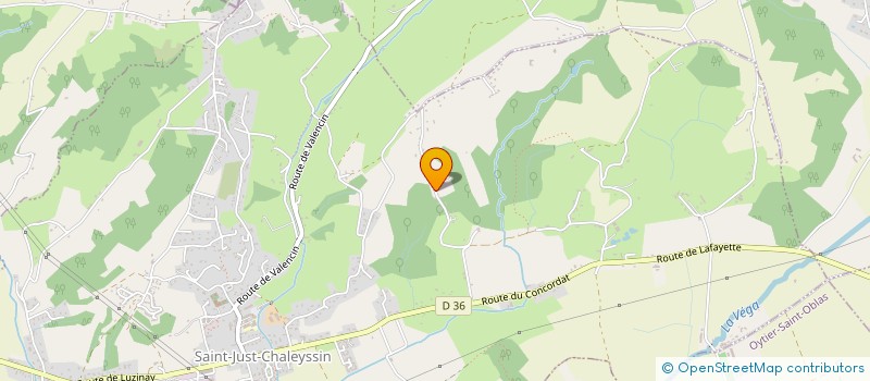 localisation de l'entreprise MADAME CECILE BERNARD  SAINT-JUST-CHALEYSSIN