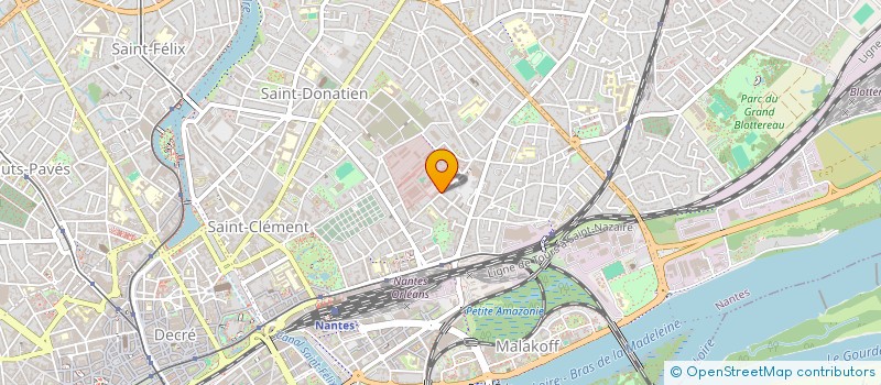localisation de l'entreprise MADAME CECILE BERNARD à NANTES