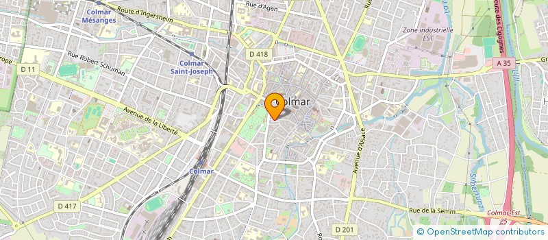 localisation de l'entreprise MADAME CECILE BERNON  COLMAR