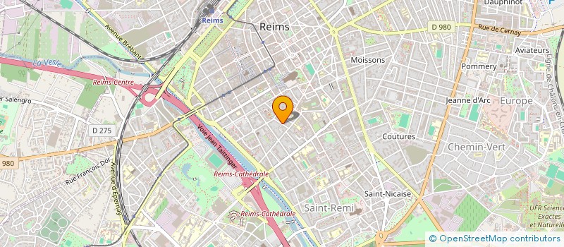 localisation de l'entreprise MADAME CECILE BERRUBE  REIMS