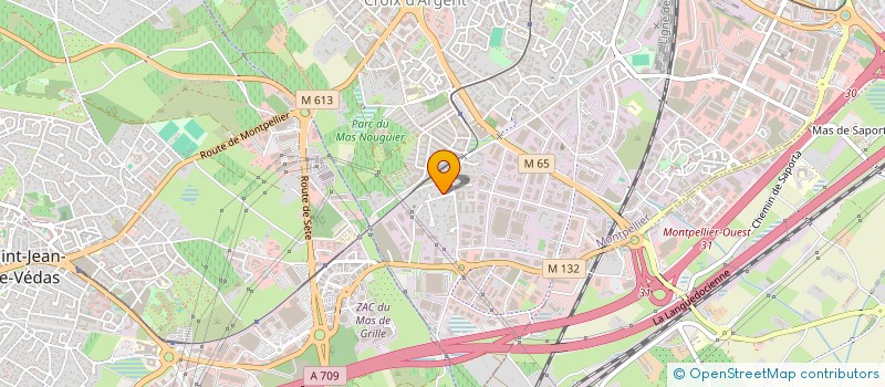 localisation de l'entreprise MADAME CECILE BERT à MONTPELLIER
