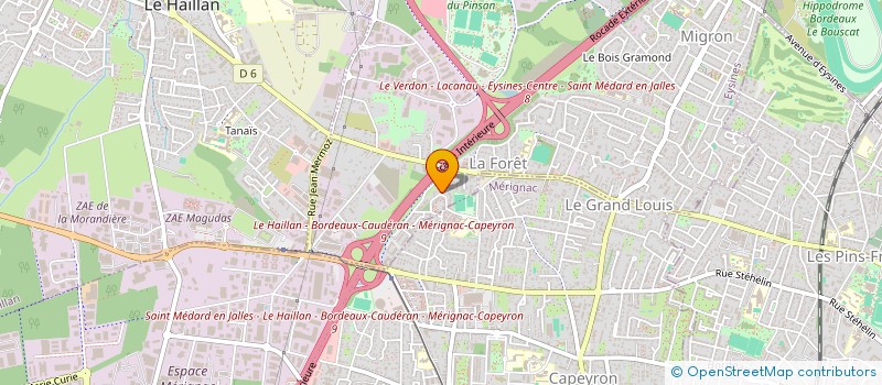 localisation de l'entreprise MADAME CECILE BERTANDEAU à EYSINES