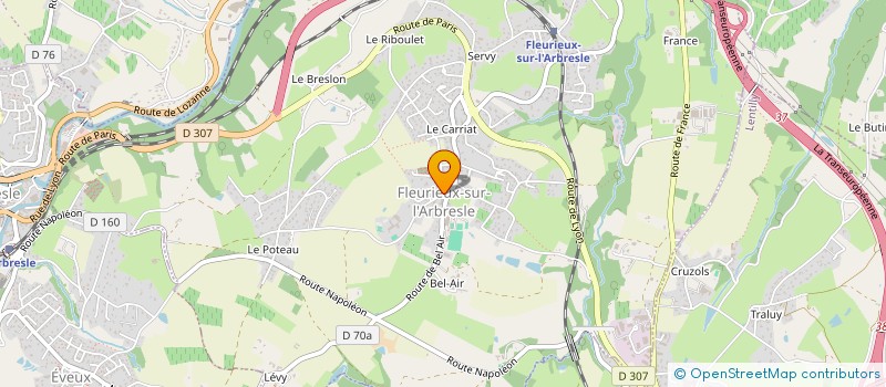 localisation de l'entreprise MADAME CECILE BERTHELOT  LENTILLY