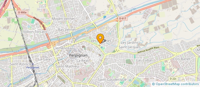 localisation de l'entreprise MADAME CECILE BERTRAN-PAPILLON  PERPIGNAN